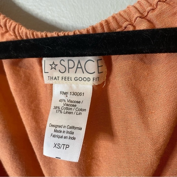 L*SPACE Penelope Linen Blend Top - Picture 4 of 6